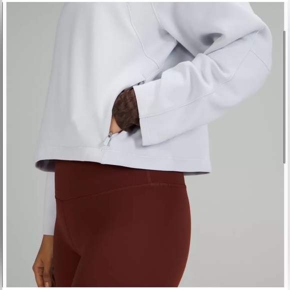 Lululemon -AirWrap Modal Pullover Hoodie in Alpine White (very light grey) - Picture 2 of 5